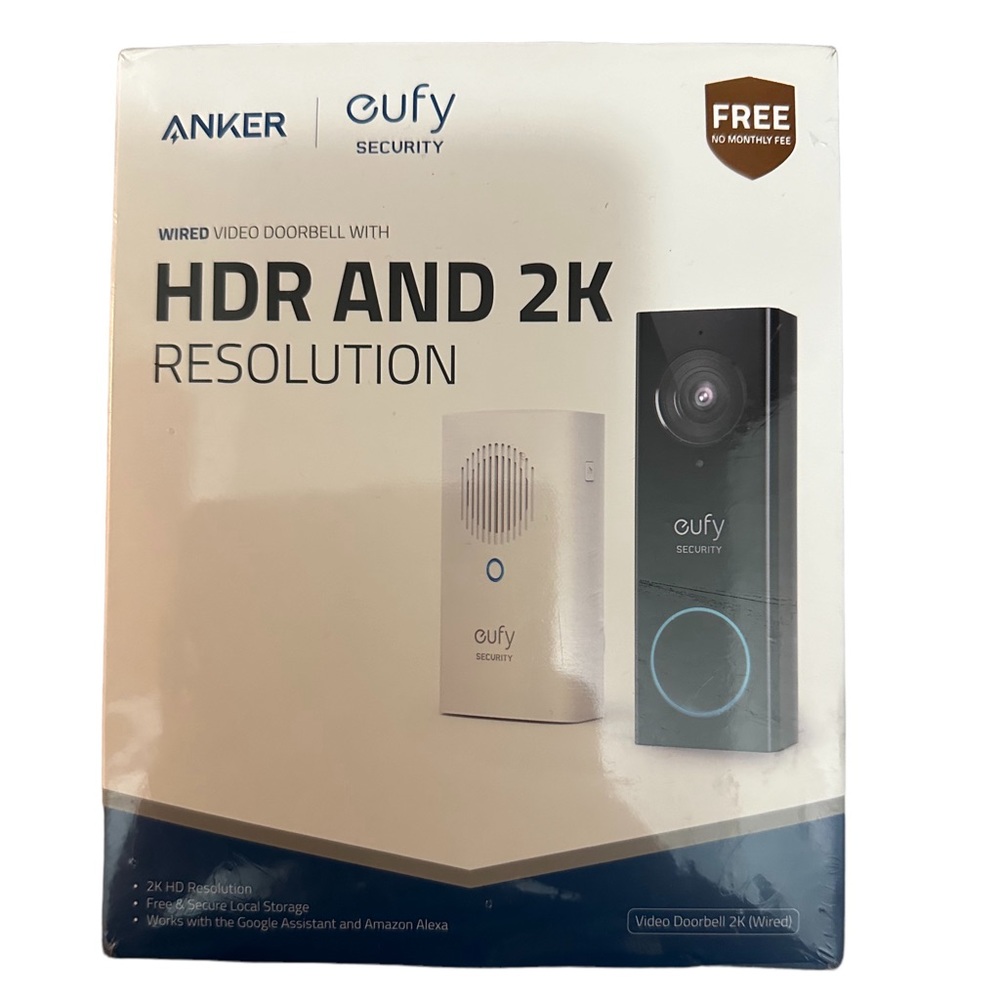 BNIB Eufy Video Doorbell 2K (Wired)